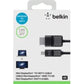 Belkin Mini Displayport to HDMI Cable 6ft - Compatible with 4k Monitors - HDMI to Displayport Cable - Connect TV & Monitors to MacBook Pro, Surface Pro & More (Black/White)