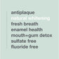 Davids Fluoride Free Toothpaste, Teeth Whitening, Antiplaque, SLS (Sulfate) Free, Promotes Enamel Health, Mouth & Gum Detox, EWG Verified, Peppermint, 5.25oz