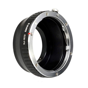Fotasy Manual Cannon EF EF-S Lens to Fuji X Adapter, EOS EF to X Mount Adapter, Compatible with Fujifilm X-Pro1 X-Pro2 X-Pro3 X-E2 X-E3 X-A10 X-T1 X-T2 X-T3 X-T4 X-T10 X-T20 X-T30 X-T30II X-T100 X-H1