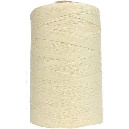 316Yard Rayon Raffia Paper Crochet Brown Ribbon for Knit Summer Sun Hat, Beach Bag, Craft DIY Decoration