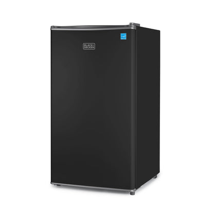 Buy now BLACK+DECKER 3.2 Cu. Ft. Compact Refrigerator, ENERGY STAR Certified Small Refrigerator, Single Door Mini Fridge with Chiller Compartment, Personal Fridge for Home or Dorm Room, BCRK32B, Black at indiglob india