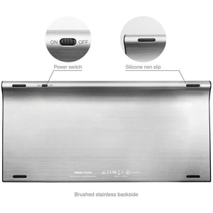 Arteck 2.4G Wireless Keyboard and Mouse Combo Ultra Compact Slim Stainless Full Size Keyboard and Ergonomic Mouse for Computer/Desktop/PC/Laptop and Windows 10/8/7 Build in Rechargeable Battery