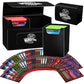 Buy now Monster Protectors Magnetic XL Double Deck Box - Black, Holds 200 TCG Cards, Self-Locking Closure -Travel Compact & Portable - Compatible with Pokémon Trading Cards - Fits Standard & Small Size at indiglob india