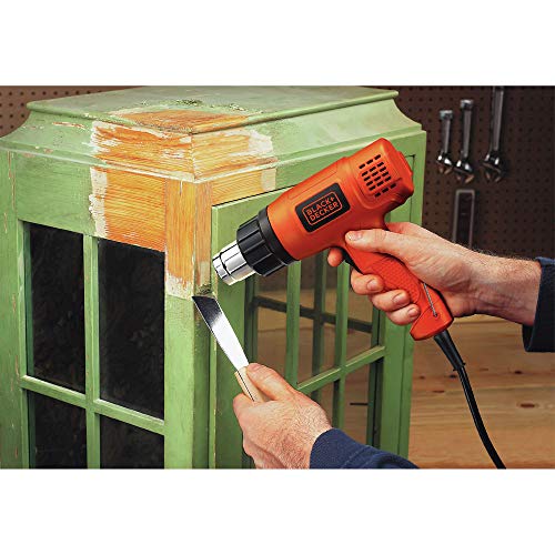 Buy now BLACK+DECKER Heat Gun for Crafts, Corded, Dual Heat Settings up to 1000 Degrees, 1350 Watt (HG1300) at indiglob india