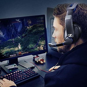 EPOS Sennheiser GSP 300 Gaming Headset with Noise-Cancelling Mic, Flip-to-Mute, Comfortable Memory Foam Ear Pads, Headphones for PC, Mac, Xbox One, PS4, Nintendo Switch, and Smartphone compatible.