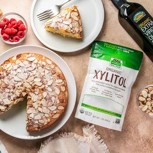 Buy now NOW Foods, Organic Xylitol, Pure with No Added Ingredients, Keto-Friendly, Low Glycemic Impact, Low Calorie, 1-Pound at indiglob india