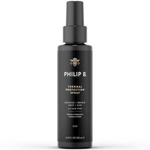 PHILIP B Thermal Protection Spray 4.2 oz. (125 ml) | Plump, Shine & Protect Hair from Heated Hair Tools