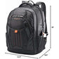 Samsonite Tectonic 2 Large Backpack, Black/Orange, 18 x 13.3 x 8.6