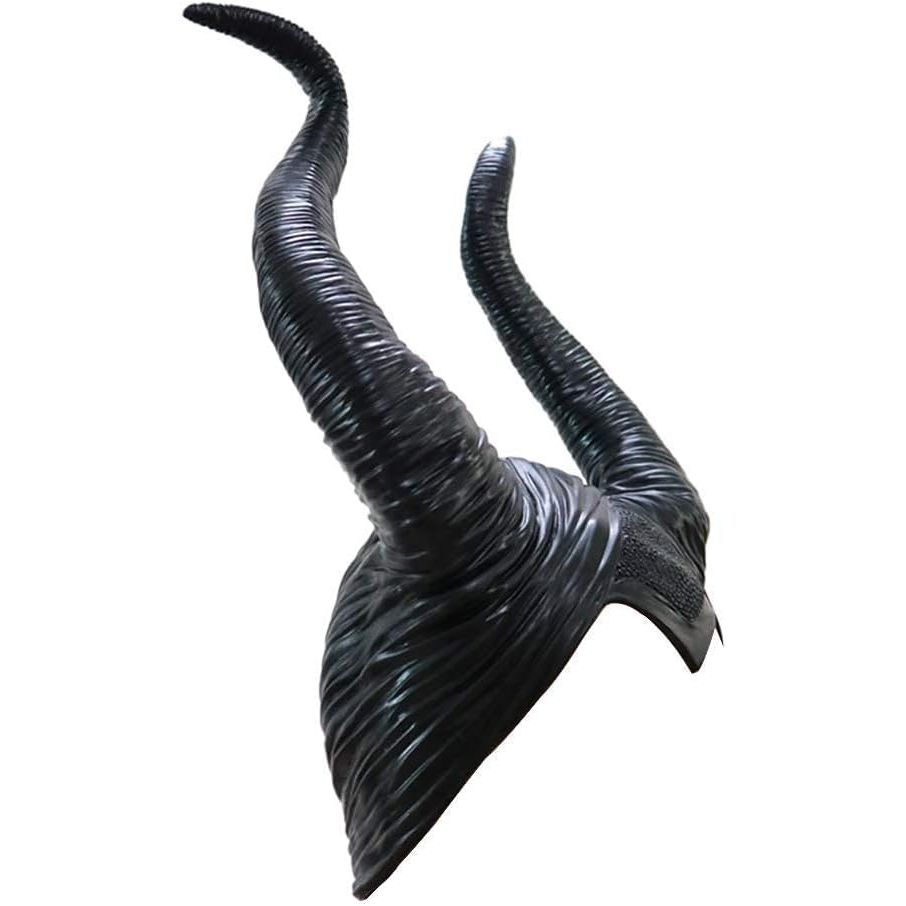 Buy now Uranshin Halloween Maleficent Horns Maleficent Costume, Black Long Women Horns Queen Hat, Deluxe Magic Witch Headpiece Headdress for Women Adults at indiglob india