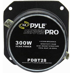 Buy now Pyle 1'Car Audio Speaker Tweeter-300 Watt High Power 1 Inch Super Titanium Tweeter System Die Cast Aluminum Frame, 2kHz 20 kHz Frequency,104 dB, 4-8 Ohm,Heavy Duty 30 oz Magnet PDBT28, 5in.x 5in.x4in. at indiglob india