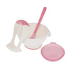 Nuby Garden Fresh Mash N' Feed Bowl with Spoon and Food Masher, Colors May Vary - Pink