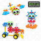 Buy now KID K'NEX - Build A Bunch Set ‚ 66 Pieces, Preschool STEM Building, Kid Construction Set, Creative Play‚ Ages 3+ at indiglob india