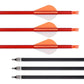 Archery 30Inch Carbon Arrow Practice Hunting Arrows with Removable Tips for Compound & Recurve Bow - My Store