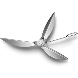 22-1/2-Inch One-Touch Cleaning System Kit for Weber Kettle Grills, Suitable Replacement Weber 7444 Grill Parts, Silver