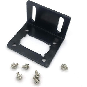 Bringsmart 370 Mounting Bracket with Screw Worm Gear Motor Fixed Fastener DIY Parts DC Motor Holder (Single-Side Bracket)