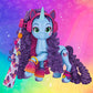 Buy now My Little Pony Toys Misty Brightdawn Style of The Day, 5-Inch Hair Styling Dolls, Toys for 5 Year Old Girls and Boys at indiglob india