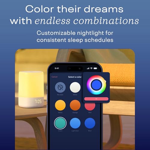 Buy now Nanit Sound and Light Smart Baby Night Light and Sound Machine | Audio Monitor | Cry Detection Alert Feature | OK to Wake Alarm Clock for Kids | Temp & Humidity Tracking | Rechargeable Battery | WiFi at indiglob india