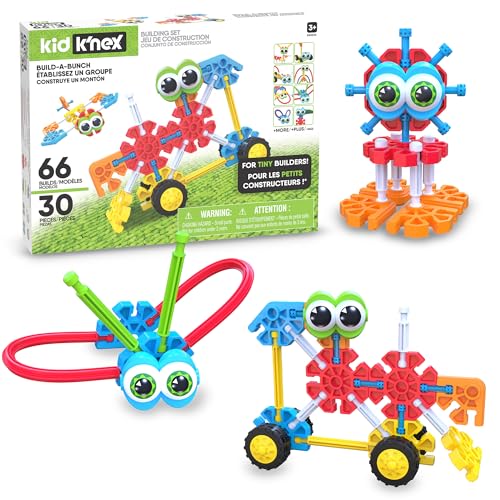 Buy now KID K'NEX - Build A Bunch Set ‚ 66 Pieces, Preschool STEM Building, Kid Construction Set, Creative Play‚ Ages 3+ at indiglob india