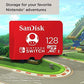 SanDisk 128GB microSDXC Card, Licensed for Nintendo-Switch - Made for Nintendo-Switch 1, OLED, and Lite - SDSQXAO-128G-GNCZN