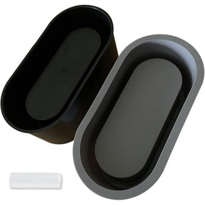 Bigger Oval Silicone Planter Mold, Oval Shape 7 x 3.3 Inch (L x H), Silicone Model for Concrete Flower Pots, DIY Succulent Plant Concrete Model, Concrete Pot Mold