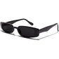 ShadyVEU Slim Classic Rectangular Sunglasses UV Protection 90’s Vintage Small Wide Retro Frame Fashion Shades