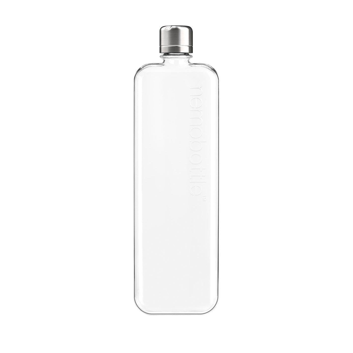 Buy now memobottle Slim - 15oz (450ml) - Sleek, Slim & Flat Water Bottle for Bags, Laptops & Books | BPA Free Tritan | Modern, Minimalist | Ideal for Gym & Daily Use at indiglob india