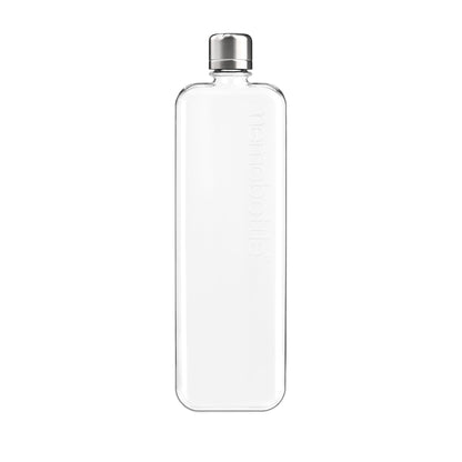 Buy now memobottle Slim - 15oz (450ml) - Sleek, Slim & Flat Water Bottle for Bags, Laptops & Books | BPA Free Tritan | Modern, Minimalist | Ideal for Gym & Daily Use at indiglob india