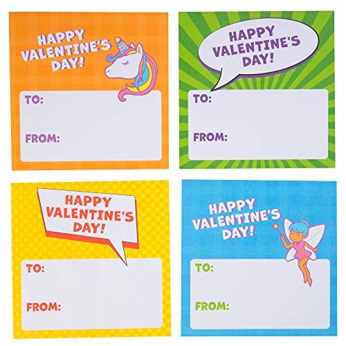 Buy now Valentines Day Cards for Kids Classroom- Fantasy Fortune Teller Kits (24ct)-Perfect Valentines Day Gifts for Kids School Exchange for Boys & Girls-Each Includes Pre-Folded Paper Origami Cootie Catcher at indiglob india