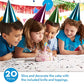 Buy now Melissa & Doug Triple-Layer Party Cake Wooden Play Food Set - Birthday Cake Pretend Food Play Set for Toddlers, Kids Ages 3+ at indiglob india