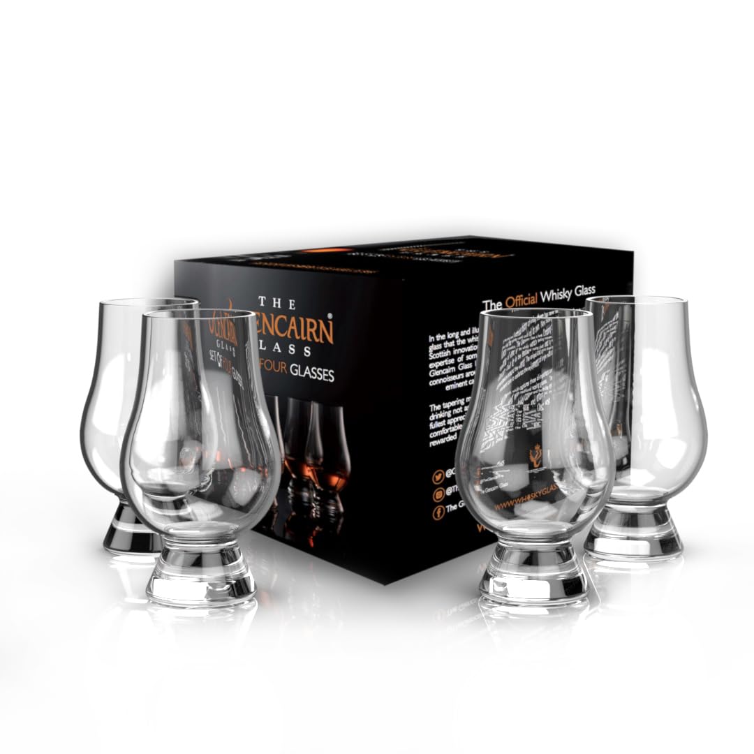 Buy now GLENCAIRN Whiskey Glass, Gift Set of 4 in 4 Pack at indiglob india