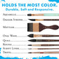 Buy now Princeton Artist Brush Neptune Series 4750 - 4-Piece Synthetic Squirrel Watercolor Paint Brush Set- Includes Aquarelle ??ƒ?� Oval Wash ?« & 2 Round Brushes Sizes 4 & 12 at indiglob india