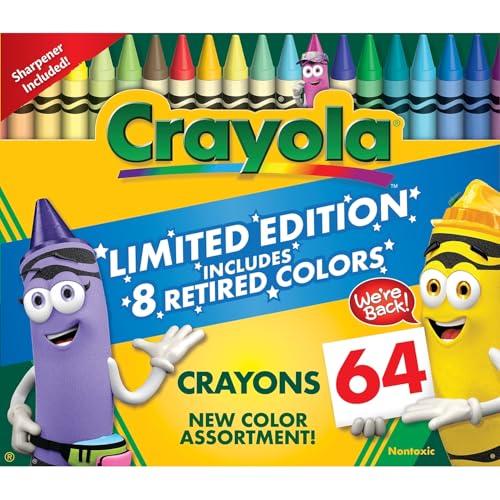 Buy now Crayola Limited Edition Crayons - Set of 64 with 8 Retired Colors at indiglob india