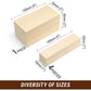 BeaverCraft Basswood Carving Blocks 5PCS Whittling Wood for Carving - Large, Small Wooden Blocks for Crafts, Unfinished Wood BW1