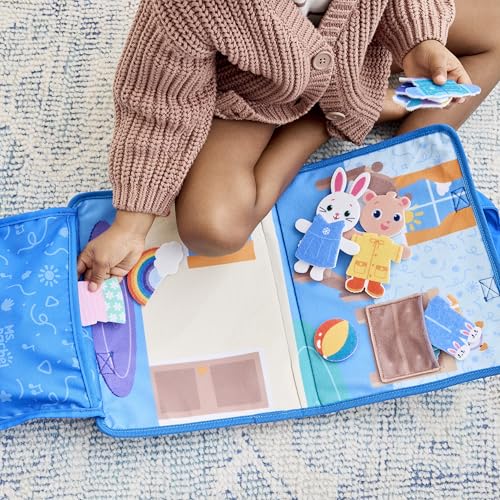 Buy now Melissa & Doug?? Ms. Rachelƒ?› What to Wear Felt Activity Board Take-Along Preschool Learning Toy for Boys and Girls - FSC Certified at indiglob india