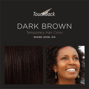 TouchBack Pro Gray Root Touch Up Marker Applicator - Real Hair Color - Dark Brown