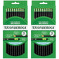 Ticonderoga Wood-Cased Pencils, Unsharpened, #2 HB Soft, Black, 12 Count