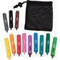 Bath Crayons Super Set - Set of 12 Draw in the Tub Colors with Bathtub Storage Mesh Bag -Non-Toxic, Safe for Children, Won't Disintegrate in Water -Art Project for Kids and Toddlers