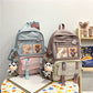 Buy now JQWSVE Kawaii Backpack with Kawaii Pins and Accessories Cute Backpack Aesthetic Backpack Women Lightweight Travel Rucksack at indiglob india