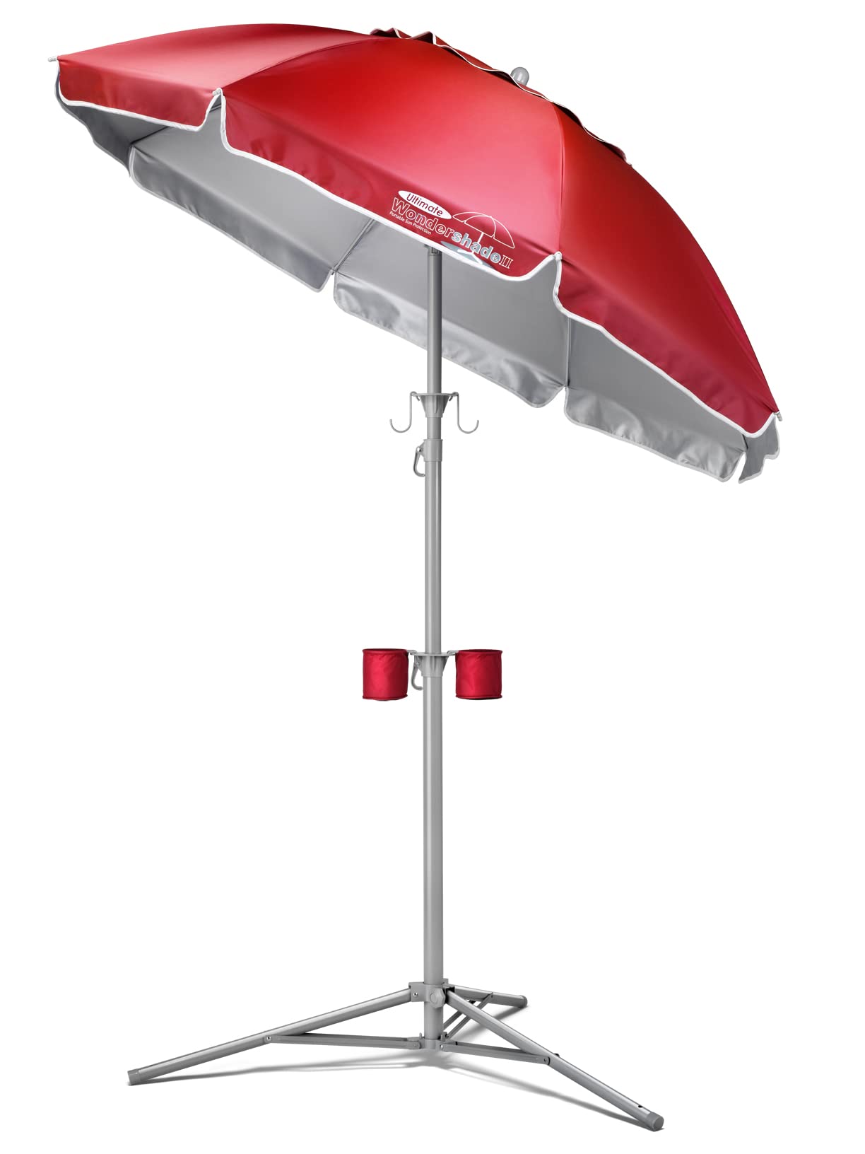 Buy now Wondershade Ultimate Portable Sun Shade Umbrella, Lightweight Adjustable Instant Sun Protection - Pink Red at indiglob india