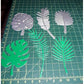 Tropical Leaves Cutting Dies,Tropical Leaves Die Cuts,DIY Scrapbooking Artist Metal Cutting Dies Stencils Scrapbooking Craft Die Cuts Card Making Paper Art DIY Emboss 97x93mm