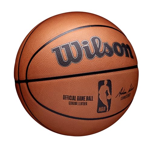Buy now Wilson NBA Official Game Basketball - Brown, Size 7-29.5" at indiglob india