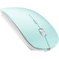PeiBO Bluetooth 5.2 Wireless Dual-Mode Mouse, Gray Black, 2022 Model