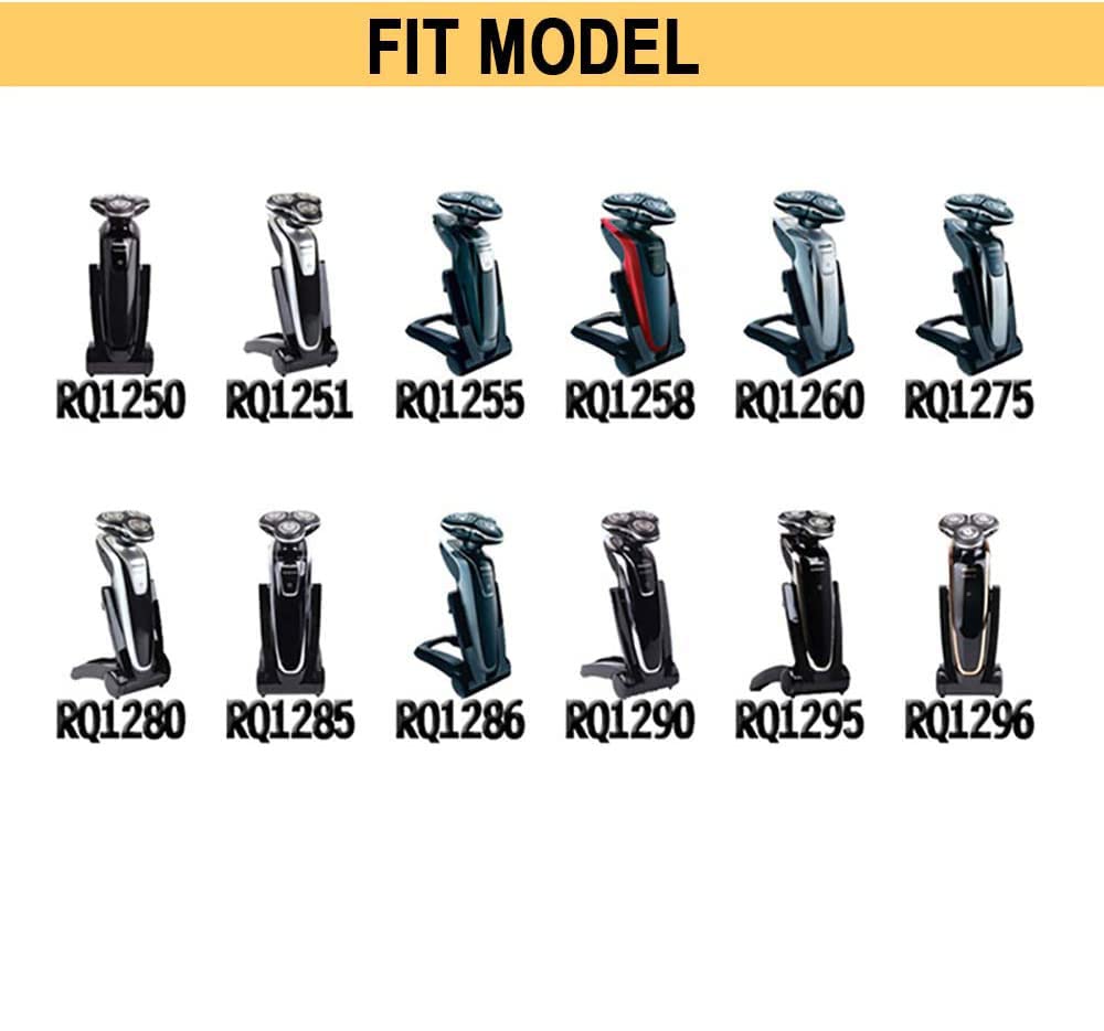Buy now RQ12 Replacement Shaver Head Compatible with Philipss Norelcos RQ11 RQ10 Sensotouch 3D 1260X RQ1250 RQ1295 RQ1180 Arcitec Razor Shaving Unit Triple 3D at indiglob india