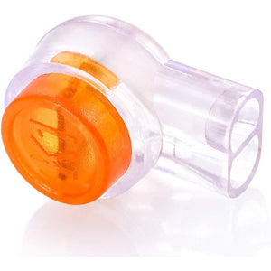 200 Pack UY Wire Connector Uvital Waterproof Clear Button Telephone Wire Connectors UY Butt Splice Connector Network Cable Terminals K1 (K1)