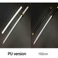 damdos Halloween Prop 40" Katanoa Weapon Cosplay Sword Roronoa Zoro PU Rubber Samourai Swords Birthdays Gifts(White)