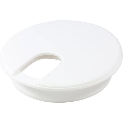 5 Pack Rok Hardware 3" (76mm) Black Round Computer Desk Table Port Wire Cable Cord Organizer Hole Cover Grommet, ROKRG3BLK