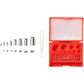 Class M2 14-Piece Small Calibration Weigh Kit Carbon Steel with Chrome Finish - Red - American Weigh Scales - My Store