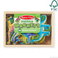 Buy now Melissa & Doug Magnetic Wooden Dinosaurs in a Wooden Storage Box (20 pcs) at indiglob india