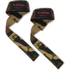 Harbinger Padded Cotton Lift Straps - Soft, Supportive Neotek Wrist Pads - 21.5" Length, 1.5" Width - Reinforced Edges & Heavy-duty Stitching - Cushions Wrists for Lifting Support - Camo