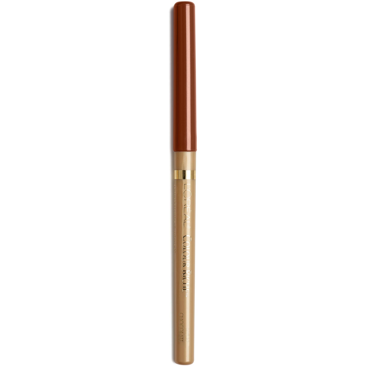 Buy now L'Oreal Paris Colour Riche Lip Liner Pencil, Creamy Lip Liner with Omega 3 and Vitamin E, 783 More Chocolate (Brown) at indiglob india